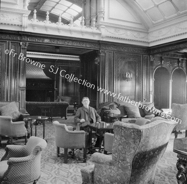 SMOKING ROOM OF LUSITANIA